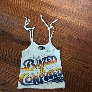 Blazed and confused tank top Dolls Kill
